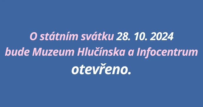 Otevírací doba během státního svátku